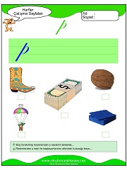 P Sesi Çalışma Sayfaları